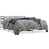 Bed frame without mattress sonoma oak 160x200 cm