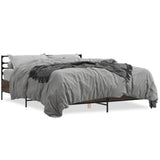 Cadre de lit sans matelas chêne marron 160x200 cm