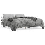 Cadre de lit sans matelas sonoma gris 180x200 cm