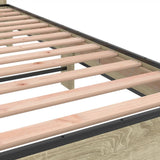 Bed frame without mattress sonoma oak 180x200 cm