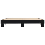 Bed frame without mattress black 160x200 cm