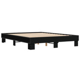 Bed frame without mattress black 150x200 cm