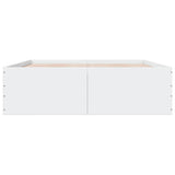 Bed frame without mattress white 160x200 cm