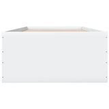 Cadre de lit sans matelas blanc 100x200 cm