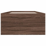 Cadre de lit sans matelas chêne marron 90x190 cm