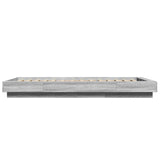 Cadre de lit et lumières LED sans matelas sonoma gris 100x200cm