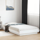 Cadre de lit sans matelas blanc 100x200 cm