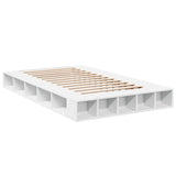 Cadre de lit sans matelas blanc 120x200 cm