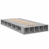 Cadre de lit sans matelas sonoma gris 100x200 cm