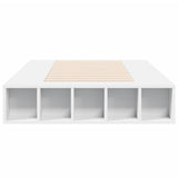 Cadre de lit sans matelas blanc 90x200 cm