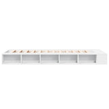 Cadre de lit sans matelas blanc 90x200 cm