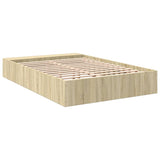 Cadre de lit sans matelas chêne sonoma 135x190 cm