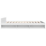 Bed frame with drawers without mattress white 140x200 cm