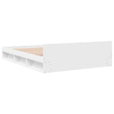 Bed frame with drawers without mattress white 140x200 cm