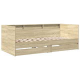 Day bed with drawers without mattress sonoma oak 100x200 cm