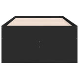 Day bed with drawers without mattress black 100x200 cm