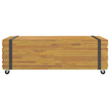 Table basse 110x45x35 cm bois massif de teck