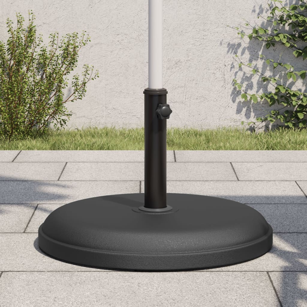 Base de parasol pour mâts Ø32/35/38 mm 25 kg rond