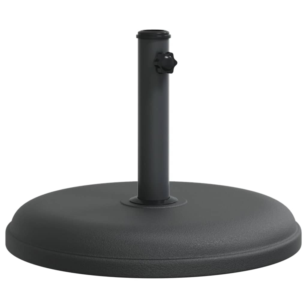 Parasol base for masts Ø32/35/38 mm 15 kg round