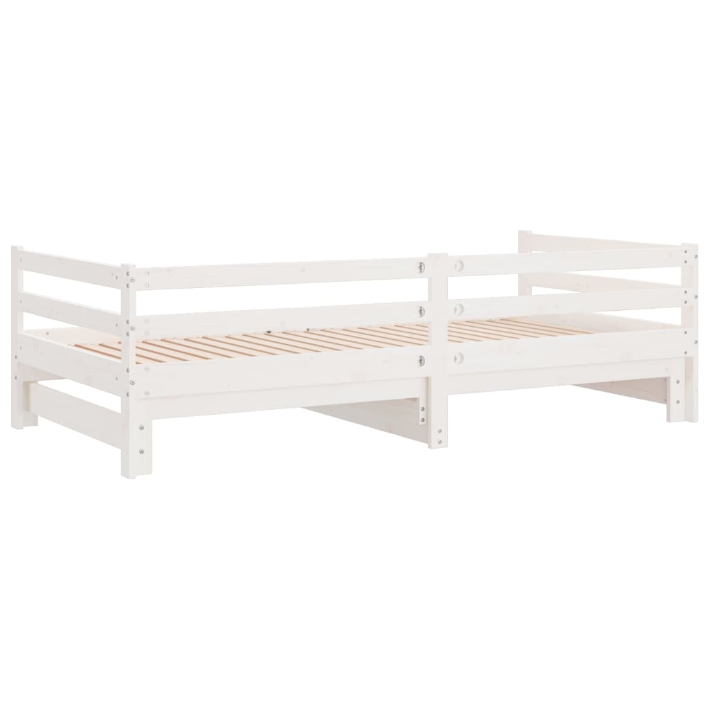 Lit de jour et lit gigogne sans matelas 90x200 cm bois massif