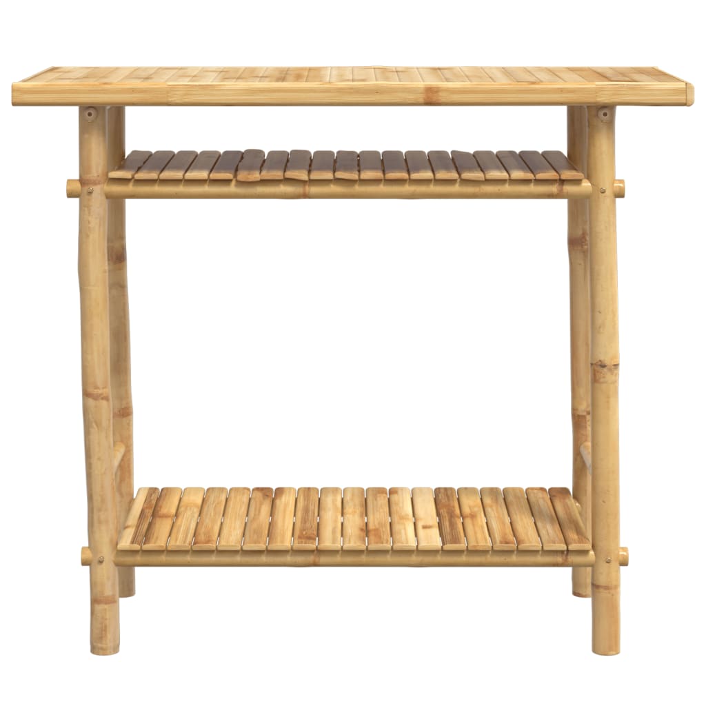 Table console 90x37x75 cm bambou