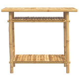 Table console 90x37x75 cm bambou