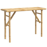 Table console 115x39x75 cm bambou