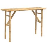 Table console 115x39x75 cm bambou