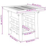 Table d’appoint 45x45x45 cm bambou