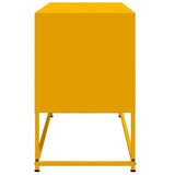 Mustard yellow TV cabinet 100.5x39x60.5 cm steel