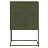 Buffet vert olive 68,5x38,5x107 cm acier