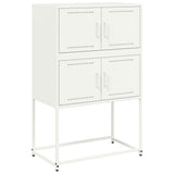 Buffet blanc 68,5x38,5x107 cm acier