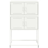 Buffet blanc 68,5x38,5x107 cm acier