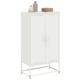 White high sideboard 68.5x38.5x123.5 cm steel