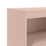 Buffet haut rose 68,5x38,5x123,5 cm acier