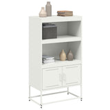 White high sideboard 68.5x38.5x123.5 cm steel