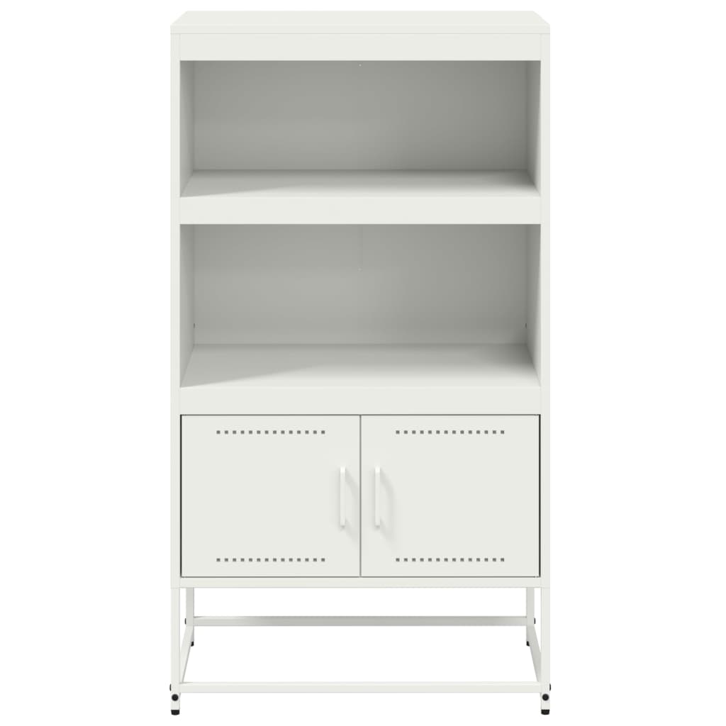 White high sideboard 68.5x38.5x123.5 cm steel