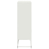 White high sideboard 68.5x38.5x123.5 cm steel