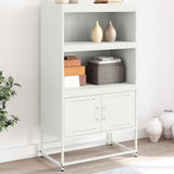 White high sideboard 68.5x38.5x123.5 cm steel