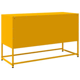 Meuble TV jaune moutarde 100,5x39x60,5 cm acier