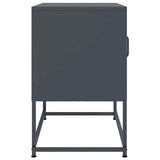 Meuble TV anthracite 68x39x60,5 cm acier