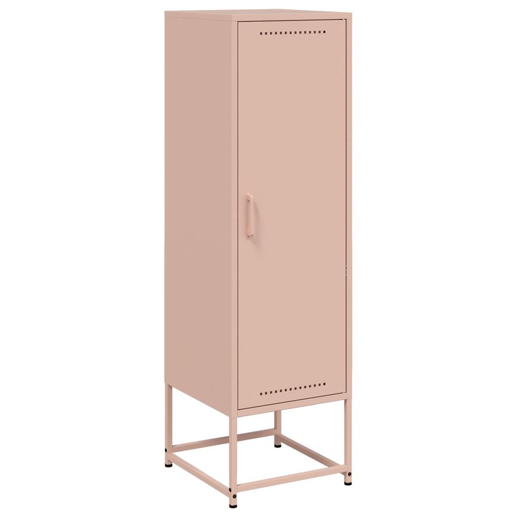 Buffet haut rose 36x39x123 cm acier