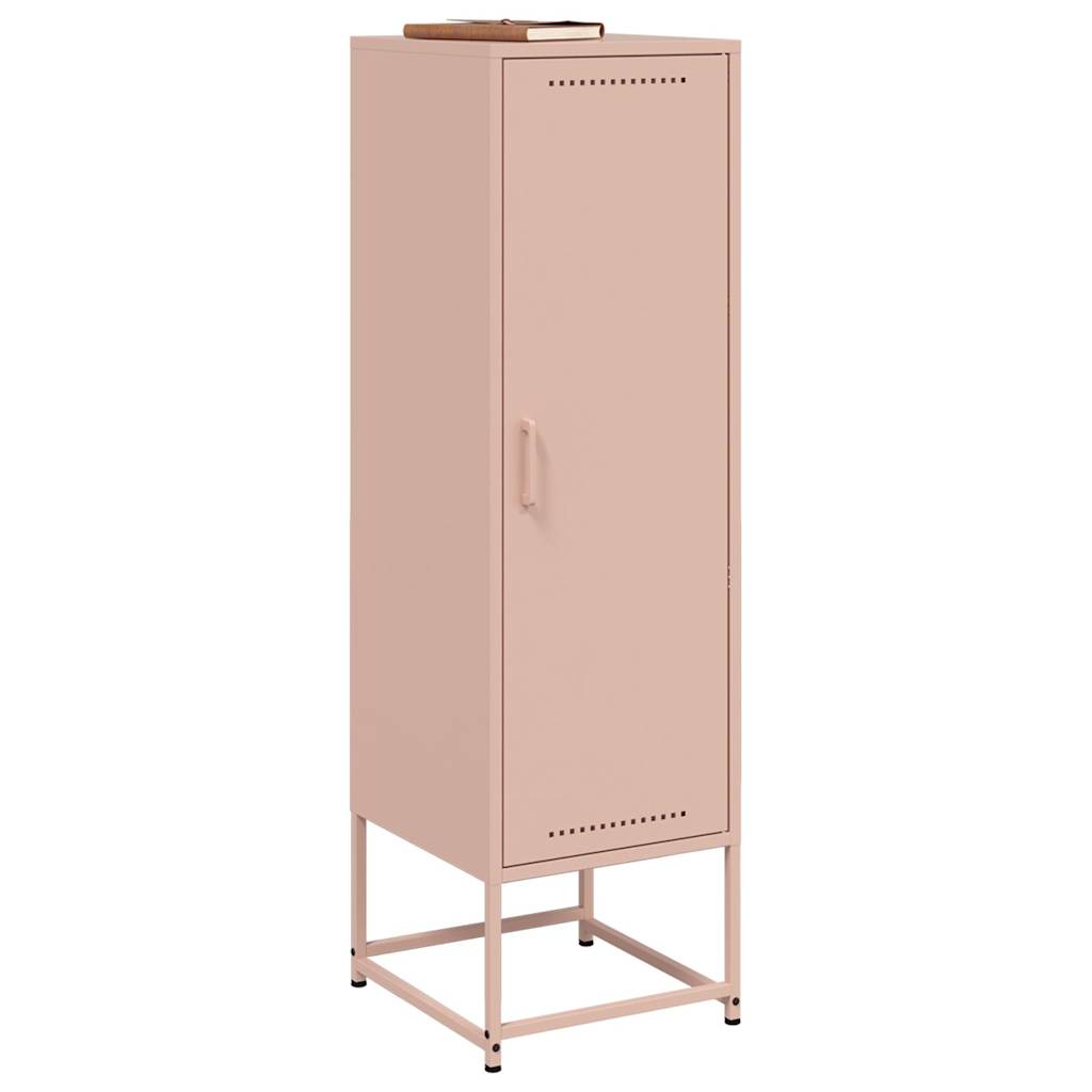 High pink sideboard 36x39x123 cm steel