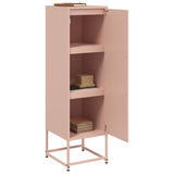 High pink sideboard 36x39x123 cm steel