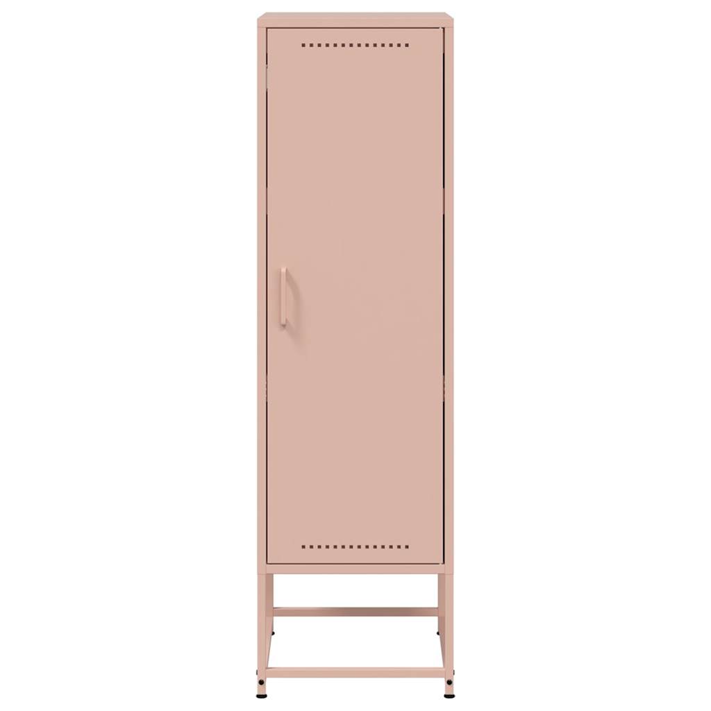 Buffet haut rose 36x39x123 cm acier