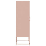 High pink sideboard 36x39x123 cm steel