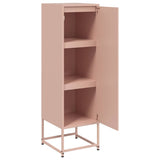 High pink sideboard 36x39x123 cm steel