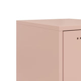 Buffet haut rose 36x39x123 cm acier