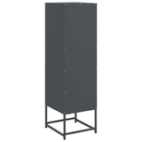 High anthracite sideboard 36x39x123 cm steel