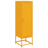 Buffet jaune moutarde 36x39x123 cm acier